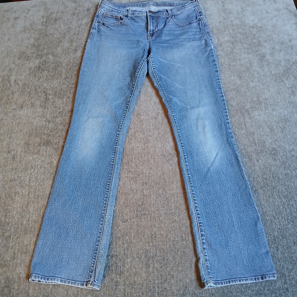 Old Navy Original Boot Mid-Rise Jeans Potrero Blue Wash Womens 6